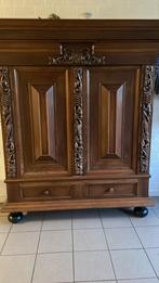 Mooie groenlose kast, Antiek en Kunst, Ophalen