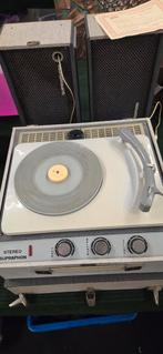 Vintage Supraphon pickup 1968 met speakers, werkend, Audio, Tv en Foto, Platenspelers, Ophalen of Verzenden, Gebruikt, Platenspeler