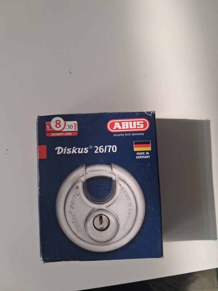 ABUS Diskus 26/70 slot, Ophalen of Verzenden