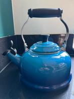 Le Creuset Fluitketel Azure 1,6 L - Zo goed als nieuw, Ophalen of Verzenden, Zo goed als nieuw