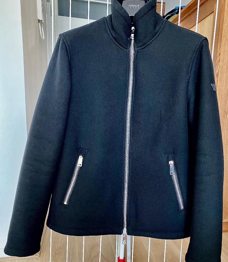 Armani Jeans herenjack / tussenjas Maat XL (L) zwart, Kleding | Heren, Jassen | Winter, Zo goed als nieuw, Maat 56/58 (XL), Zwart