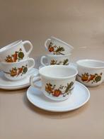 6 Vintage Arcopal Soepkommen in Nieuwstaat, Nieuw, Ophalen of Verzenden, Glas, Kom(men)