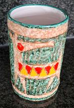 Fratelli Fanciullacci sgraffito vaasje met etruscan paarden, Ophalen of Verzenden