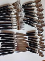 9 delig zwart bestek, Ophalen of Verzenden, Rvs of Chroom