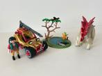 Playmobil 9432 dino stegosaurus met buggy, Kinderen en Baby's, Speelgoed | Playmobil, Ophalen of Verzenden, Gebruikt, Complete set