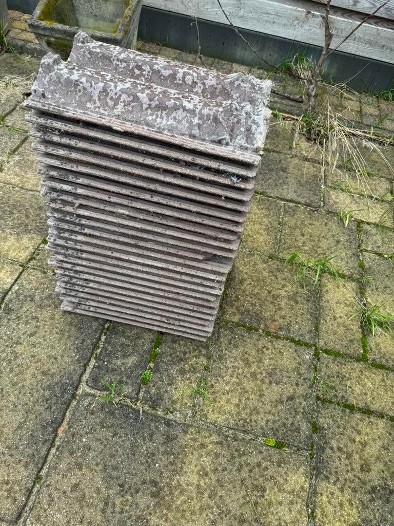 Gratis sneldek dakpannen, Ophalen, Steen of Klei, Zo goed als nieuw, 15 m² of meer