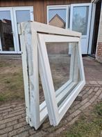 Hardhouten kozijn met uitzetraam, Doe-het-zelf en Verbouw, Kozijnen en Schuifpuien, Ophalen, Hout, 75 tot 150 cm, Raamkozijn