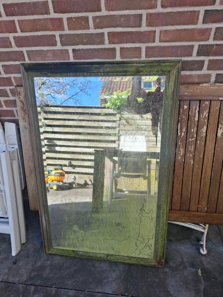 Spiegel, Huis en Inrichting, Woonaccessoires | Spiegels, Ophalen, Gebruikt, Rechthoekig, 100 tot 150 cm