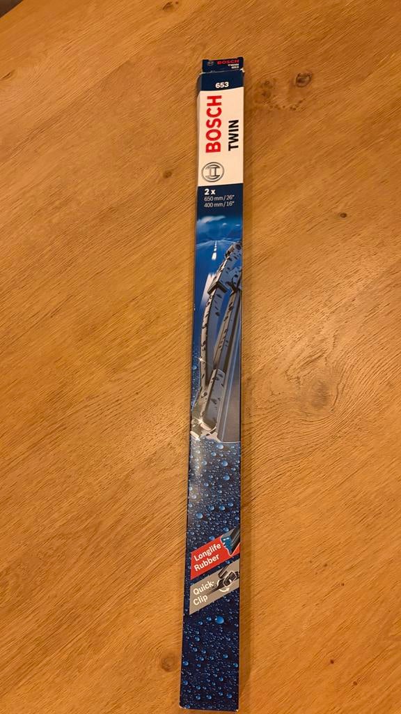 Bosch Twin Ruitenwissers 650/400 mm - Nieuw in verpakking, Auto-onderdelen, Ophalen of Verzenden, Nieuw, Honda
