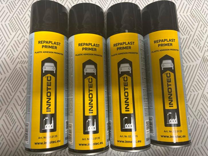Innotec Repaplast Primer Plastic Adhesion Promoter (4x), Auto-onderdelen, Overige Auto-onderdelen, Universele onderdelen, Nieuw