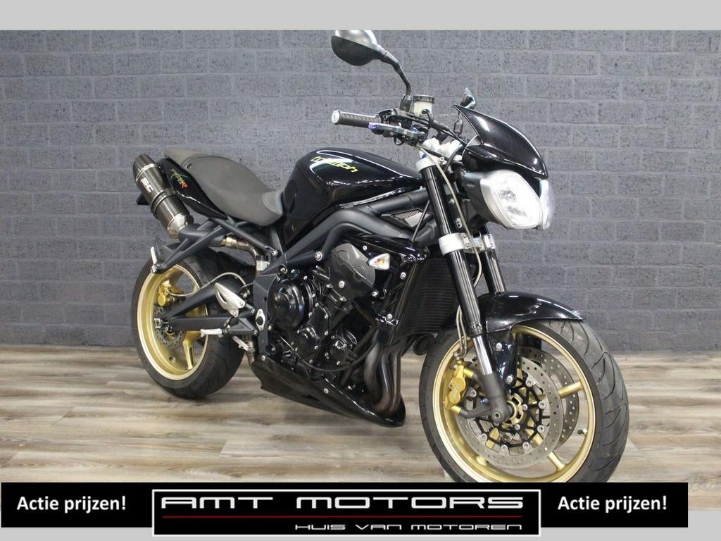 TRIUMPH STREET TRIPLE R (bj 2012) SC-Project 675, 675 cc, Motorrijbewijs A, Bedrijf, Onbekend