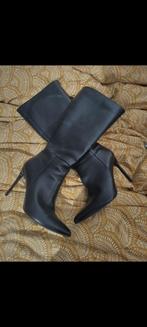 Zwarte laarzen, Hoge laarzen, Verzenden, Zwart, Zo goed als nieuw