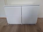 2x IKEA MALM Nachtkastjes - Wit, Huis en Inrichting, Slaapkamer | Nachtkastjes, Ophalen of Verzenden