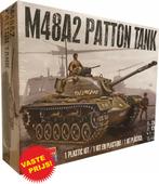 M48A2 Patton Tank With Crew (Monogram 07853) 1/35, Hobby en Vrije tijd, Modelbouw | Auto's en Voertuigen, Tank, 1:32 tot 1:50