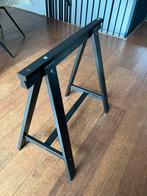 Ikea Oddvald schraag zwart - 1 stuk, Ophalen, Tafelpoot, Gebruikt, 50 tot 100 cm