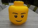 originele hele grote opbergdoos Lego hoofd minifig 8,5 liter, Ophalen of Verzenden, Gebruikt, Complete set, Lego