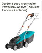 Gardena PowerMax 32/36V incl 2 accu's en oplader, Tuin en Terras, Grasmaaiers, Ophalen