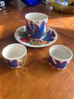 Acapulco Villeroy & Boch kop en schotel en twee eierdopjes., Antiek en Kunst, Ophalen of Verzenden