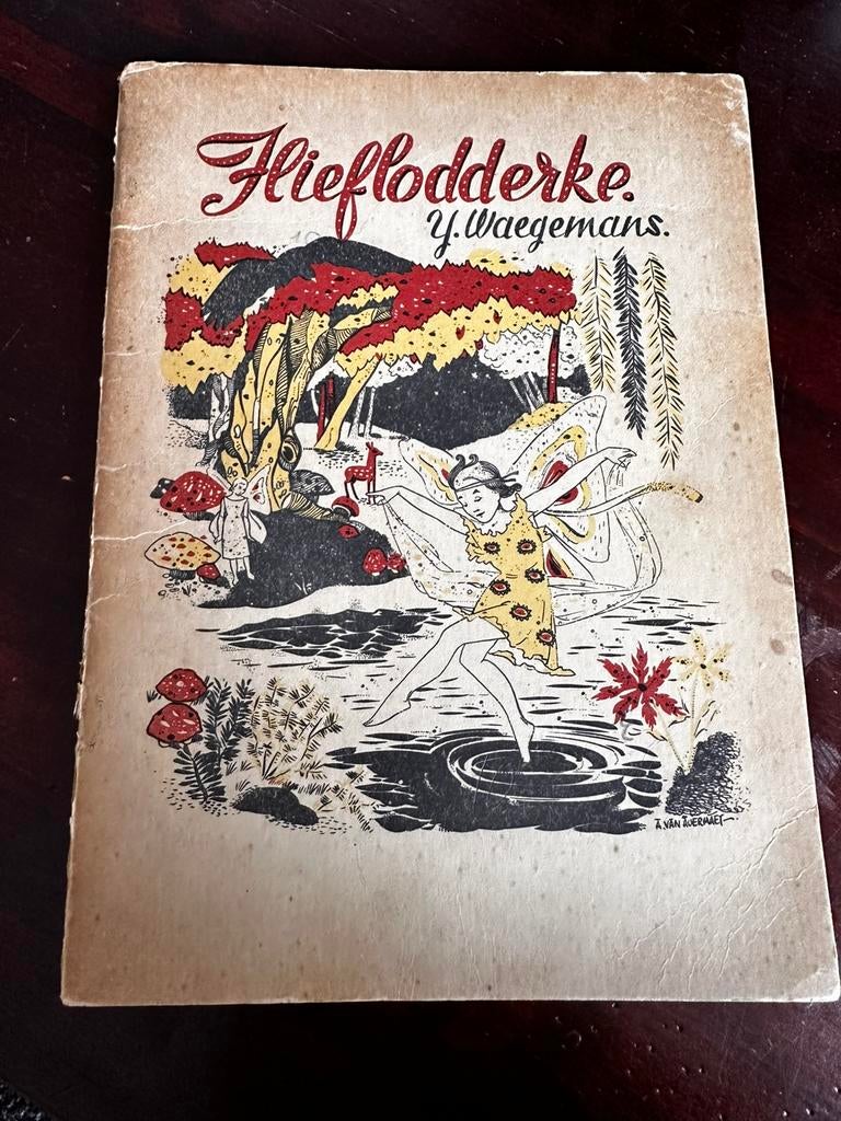 Vintage kinderboekje uit 1952, geschreven door Y. Wagemans, Boeken, Ophalen of Verzenden, Gelezen