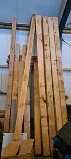 Balken en planken, hout, Tuin en Terras, Palen, Balken en Planken, Ophalen, Gebruikt, 250 cm of meer, Balken