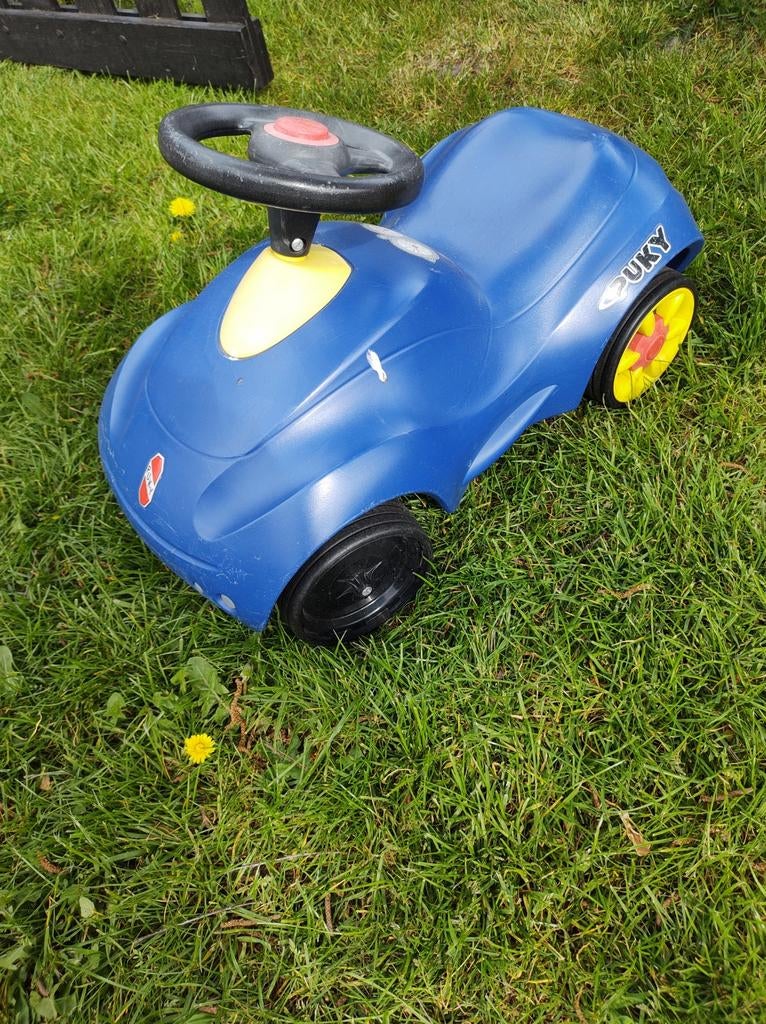 Puky loopauto blauw - mist 2 wieldoppen, Kinderen en Baby's, Ophalen, Gebruikt, Loopvoertuig
