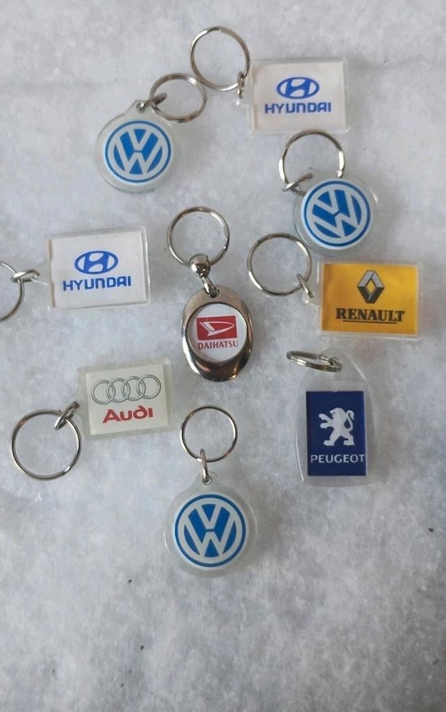 Diverse autosleutelhangers - Volkswagen, Audi, Hyundai, etc., Ophalen of Verzenden, Gebruikt, Merk