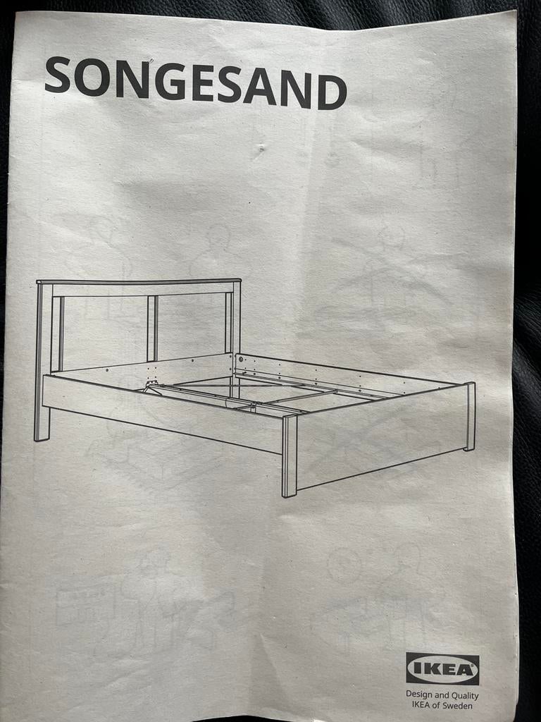 SONGESAND bed ikea, Ophalen, Overige typen, Minder dan 160 cm, 200 cm