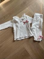 Lief wit baby pakje maat 56 met roze strikjes, Kinderen en Baby's, Babykleding | Maat 56, Ophalen of Verzenden, Zo goed als nieuw
