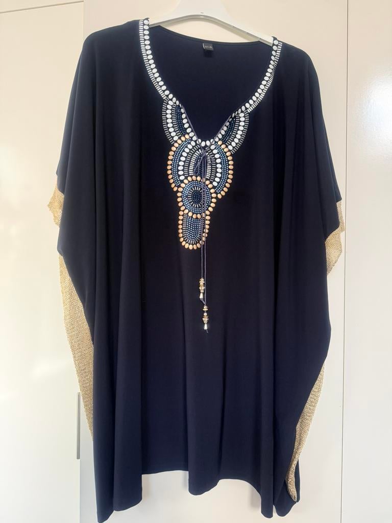 Yoek tuniek, Ophalen of Verzenden, Zo goed als nieuw, Blauw, Blouse of Tuniek