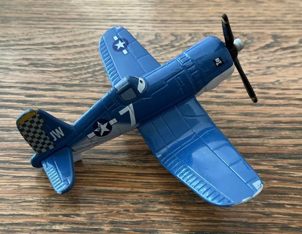 Planes Metaal Skipper F4U Corsair oud vliegtuig, Ophalen of Verzenden, Zo goed als nieuw