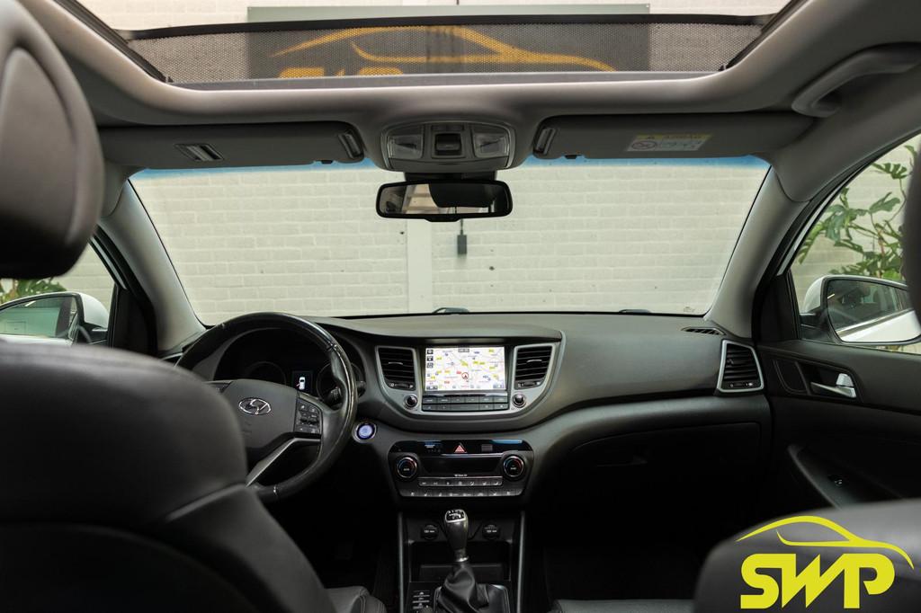 Hyundai Tucson 1.6 T-GDi Premium | 1900kg trekgewicht | Pano, Auto's, Hyundai, Voorwielaandrijving, Gebruikt, 4 cilinders, Wit