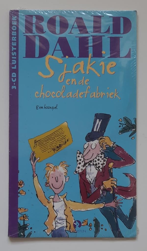 Luisterboek (CD ) Sjakie en de chocoladefabriek - Roald Dahl, Boeken, Luisterboeken, Ophalen of Verzenden, Roald Dahl, Cd, Kind