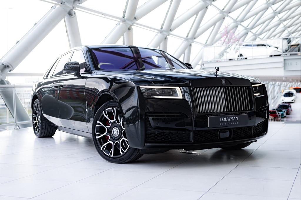 Rolls-Royce Ghost 6.75 V12 | Black Badge | Starlight | TV |, Auto's, Rolls-Royce, Automaat, Achterwielaandrijving, Gebruikt, 12 cilinders