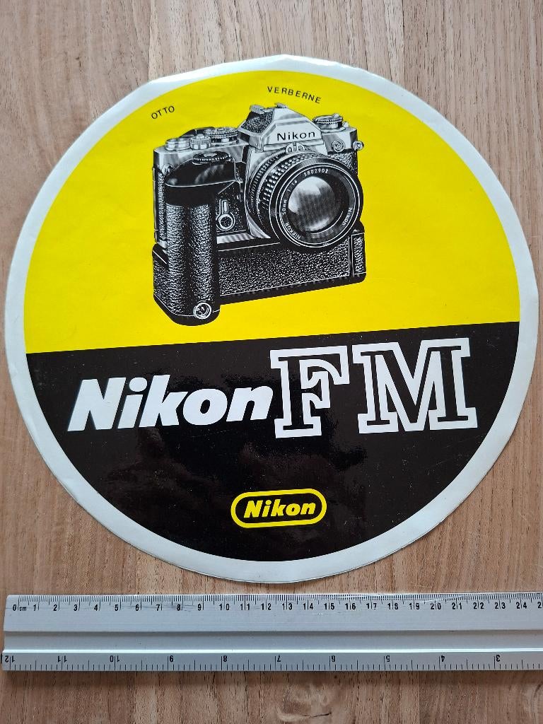 Sticker Nikon, Verzamelen, Stickers, Ophalen of Verzenden, Zo goed als nieuw, Merk
