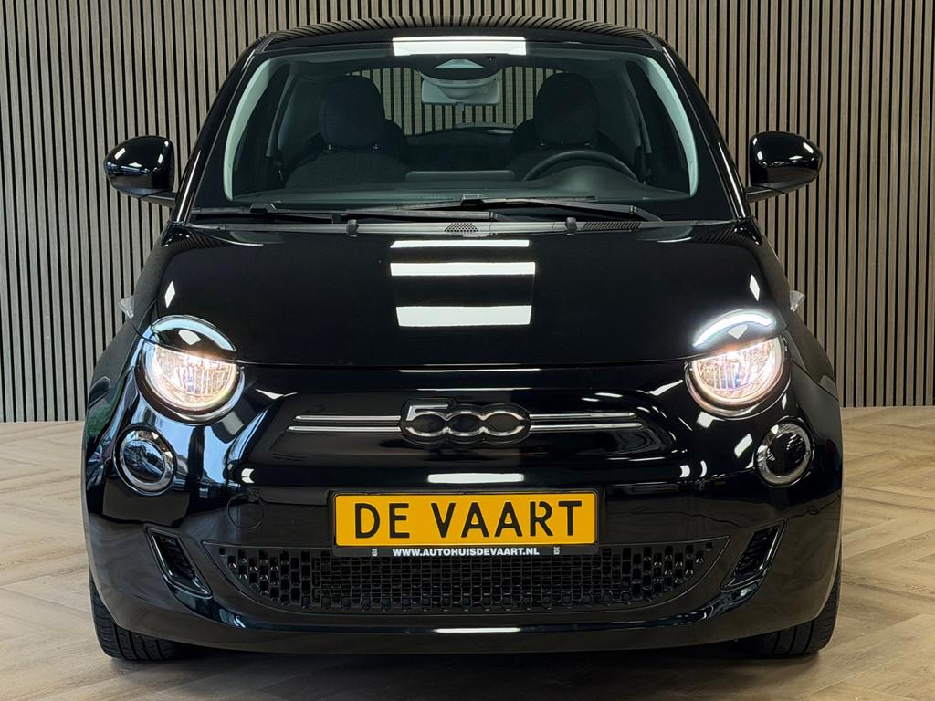 Fiat 500e Icon 42 kWh AUT. KEYLESS-GO NAVIGATIE STOELVERWARM, Auto's, Fiat, Stof, 118 pk, Met garantie (alle), 4 stoelen