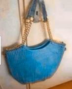 Tas blauw met steentjes, Ophalen of Verzenden, Nieuw, Schoudertasje