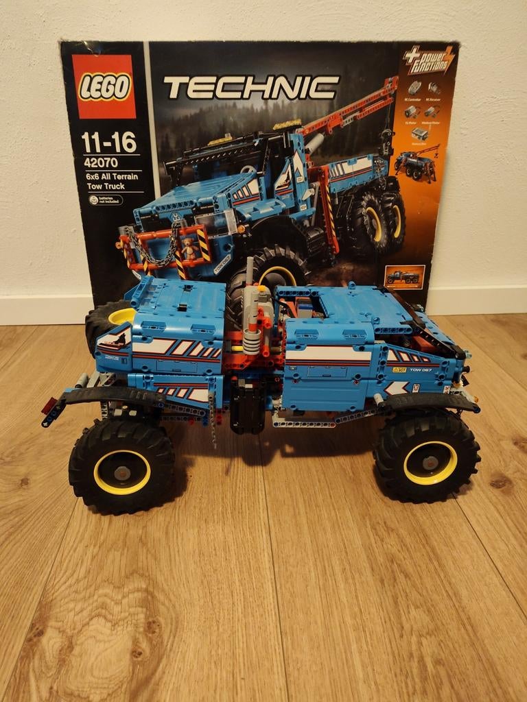 Lego technic 6x6 all terrain tow truck 42070, Ophalen, Zo goed als nieuw, Onderdeel
