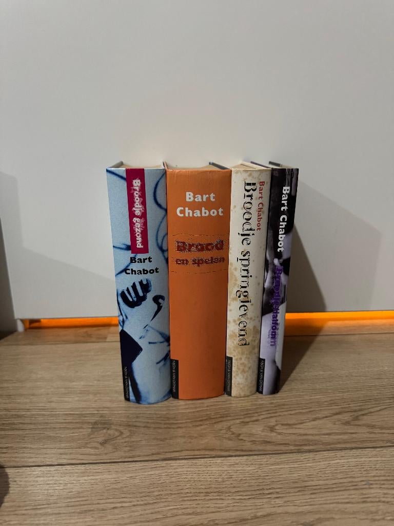 Herman Brood – Broodje‑reeks (4 boeken) – Bart Chabot, Ophalen of Verzenden, Gelezen, Bart Chabot, Kunst en Cultuur