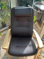 1 prachtige Farstrup relaxstoel, leer, bruin, Huis en Inrichting, Stoelen, Ophalen, Bruin, Leer, Relaxstoelen