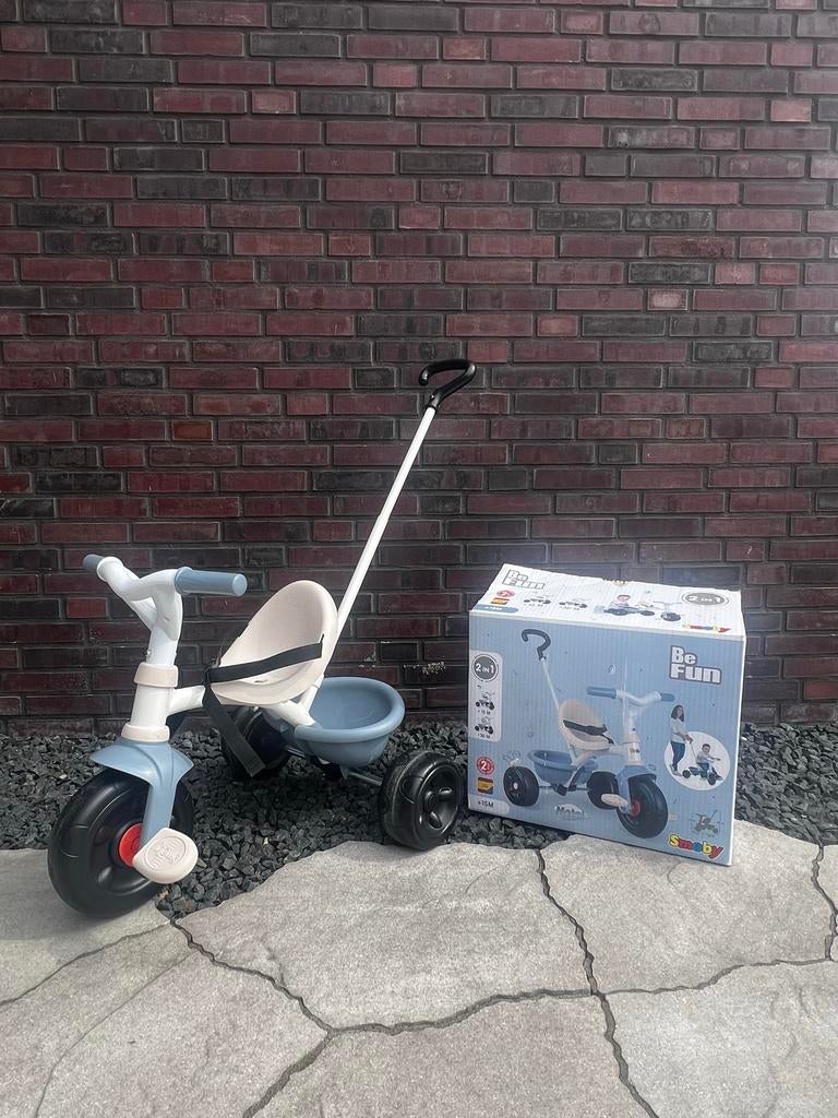 Smoby Be Fun 3 wieler fiets met stok, Ophalen of Verzenden, Zo goed als nieuw, Overige typen