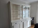 Houten witte buffetkast, Huis en Inrichting, Kasten | Buffetkasten, Ophalen, Gebruikt, 200 cm of meer, 200 cm of meer