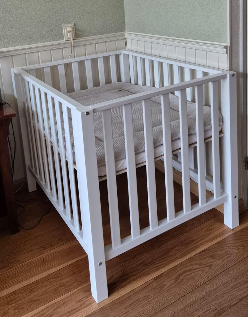 Bopita box brent inclusief toebehoren, Kinderen en Baby's, Boxen, Ophalen, Zo goed als nieuw, In hoogte verstelbaar