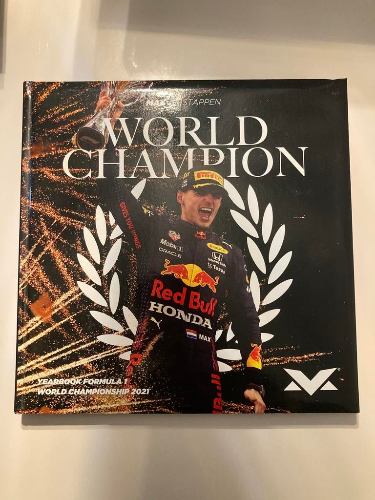 Max verstappen jaarboek 2021 world champignon, Ophalen of Verzenden, Nieuw, Formule 1