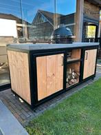 Buitenkeuken, buitengrillstation, big green egg tafel kamado, Ophalen, Nieuw, Houtskool