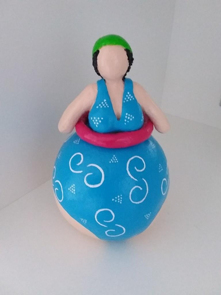 DIKKE DAME, beeld, keramiek, Ophalen, Nieuw, Fantasy