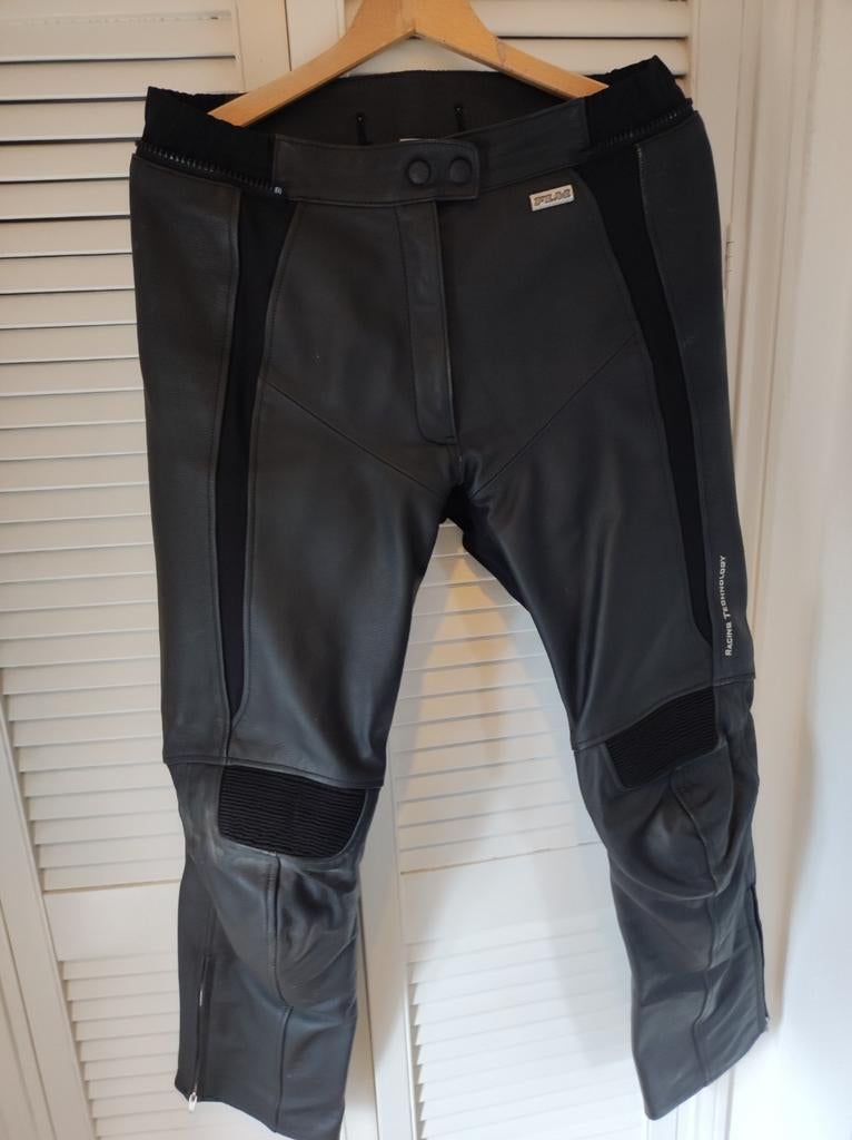 Leren motor broek dames maat 42, Ophalen of Verzenden, Tweedehands, Dames, Broek | leer