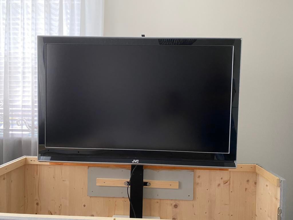 JVC LCD TV Full HD 46 inch, voor wandmontage, zonder  voet, 50 Hz, Zo goed als nieuw, 100 cm of meer, Ophalen