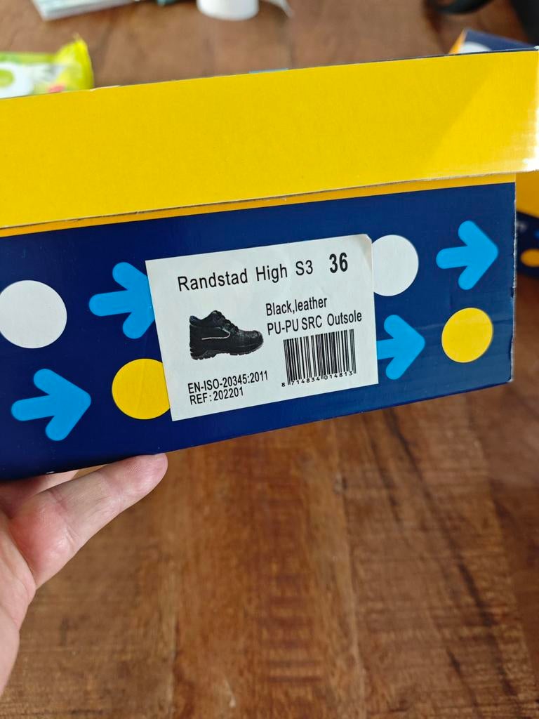 Randstad High S3 werkschoenen maat 36, Ophalen of Verzenden, Nieuw