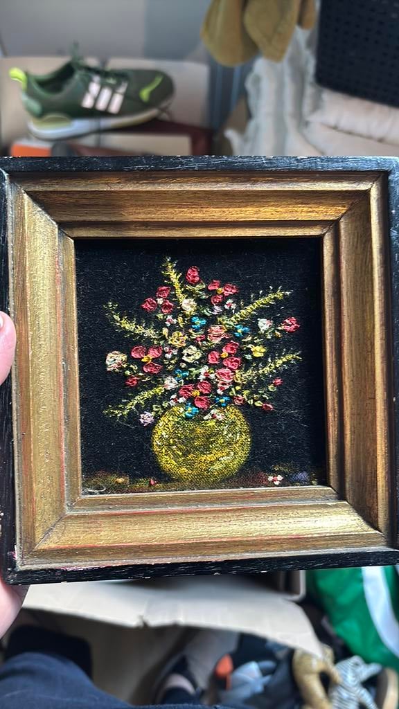 Schilderij op stof, Ophalen of Verzenden