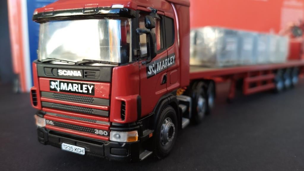 Scania 114 L Crane trailer kraan Marley 1:50 Corgi Pol, Corgi, Corgi, Corgi@corgi.co.uk, Nieuw